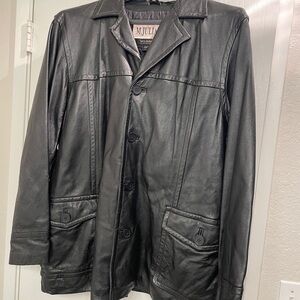 Wilson’s Black Leather Mens Jacket